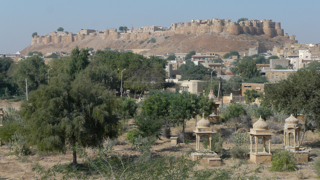 Jaisalmer cénotaphes et fort