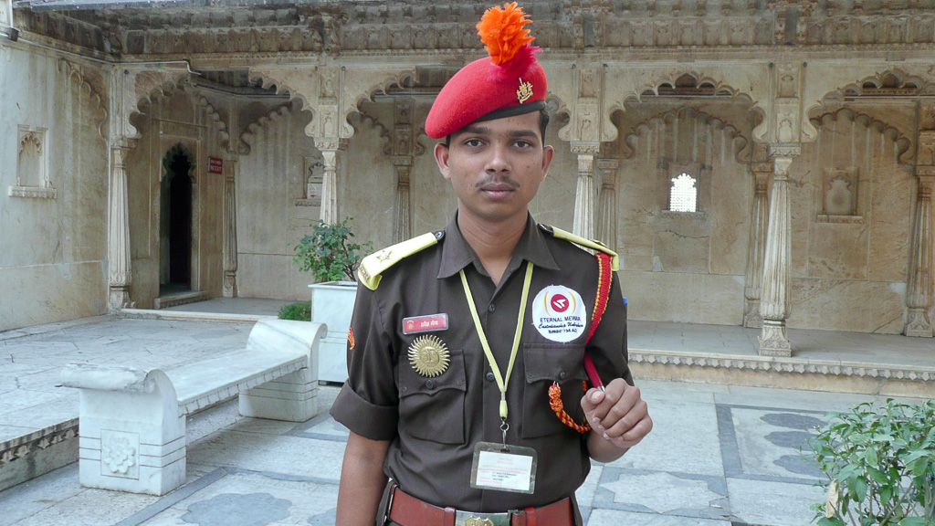 Udaipur City Palace garde