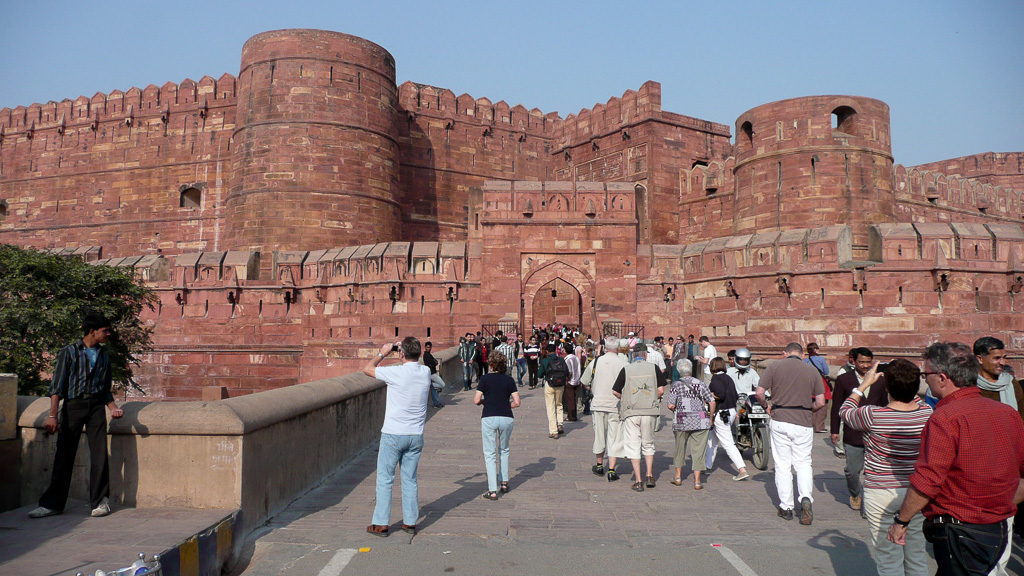 Agra le fort rouge-1.