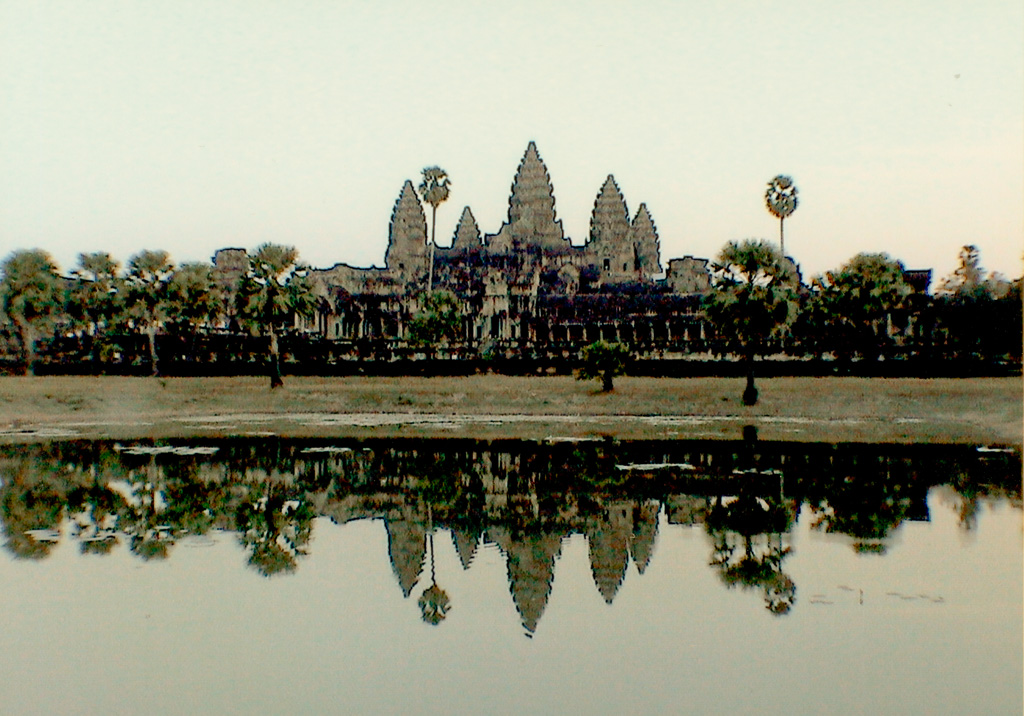 Laos /Cambodge-Cambodge temple Angkor Vat