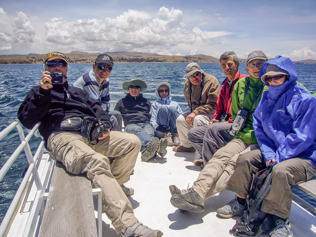 Lac Titicaca photo du groupe