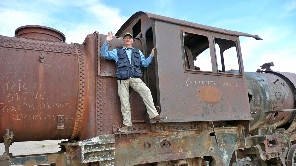 Bolivie Uyuni le cimetière des locomotives