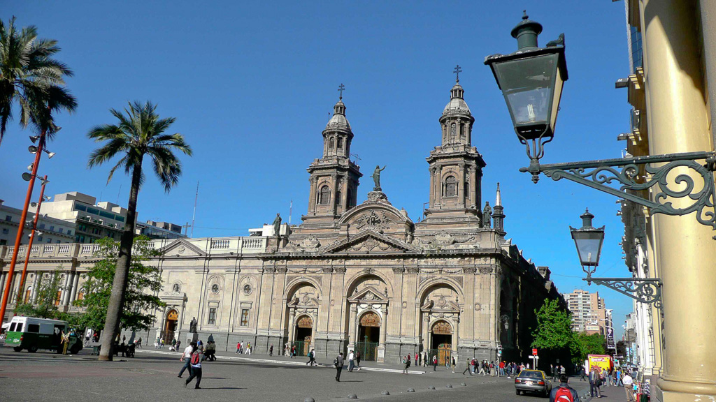Santiago Plaza de Armas la Cathédrale