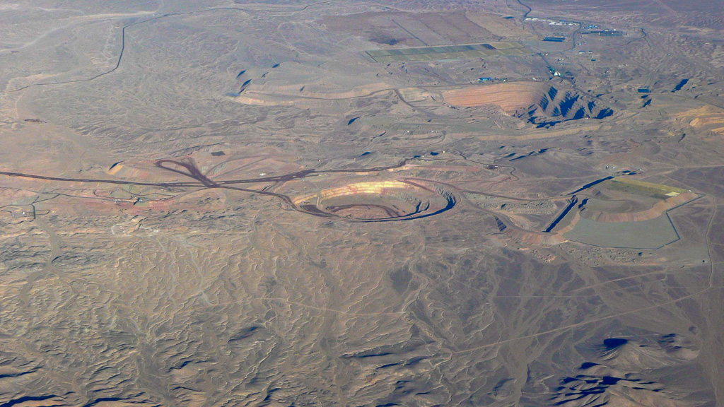Chili vol Calama-Santiago mine de cuivre de Chuquicamata