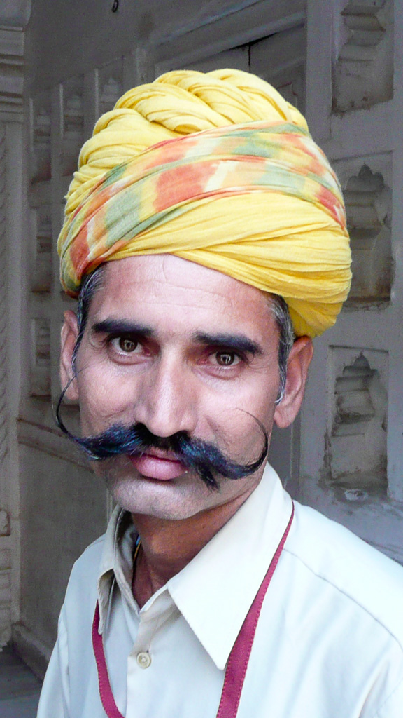 Jodhpur gardien aux belles moustaches