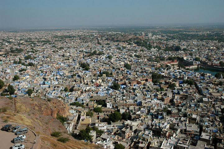 2011 12 07 Jodhpur ville bleue 1.