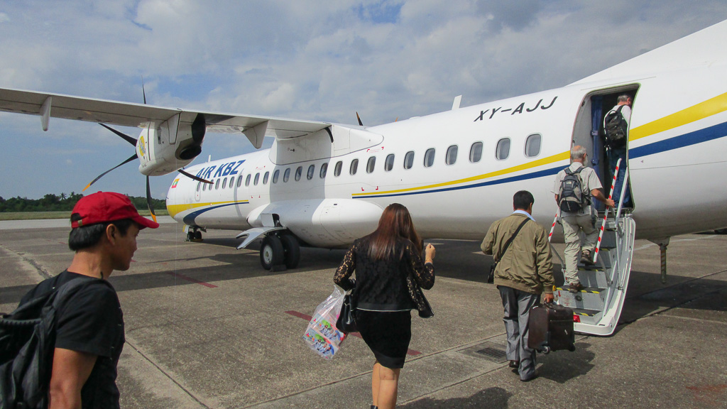 vol KBZ Yangon-Mandalay ATR72