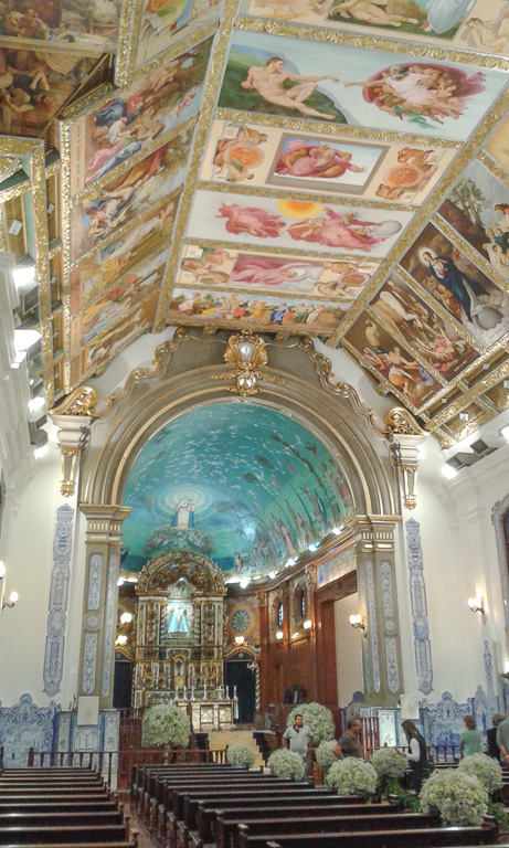Sao Paulo église Nossa Senhora do Brasil (Azulejos et plafonds peints)